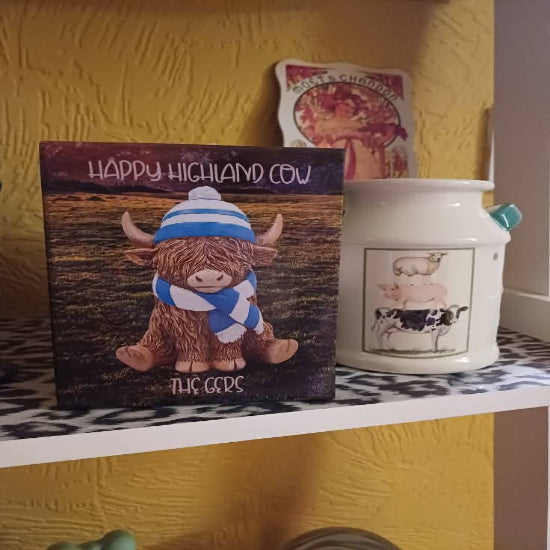 Highland Cow ornament