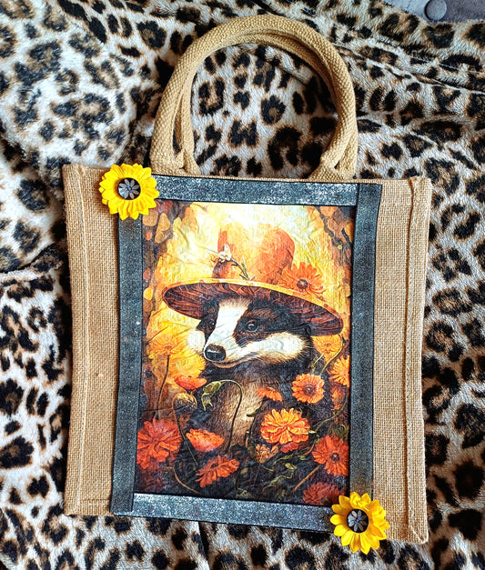 Decorated shopping bag